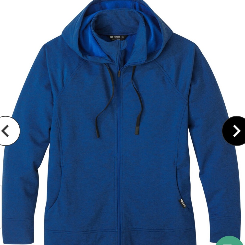 Women’s Outdoor Research Emersion Hoodie in Classic Blue Heather